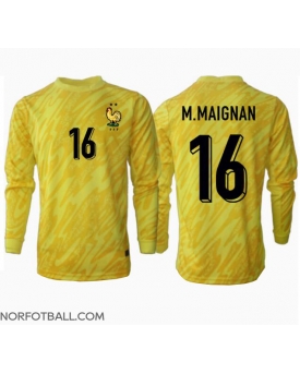 Billige Fotballdrakt Frankrike Mike Maignan #16 Keeper Replika Hjemmedrakt EM 2024 Langermet